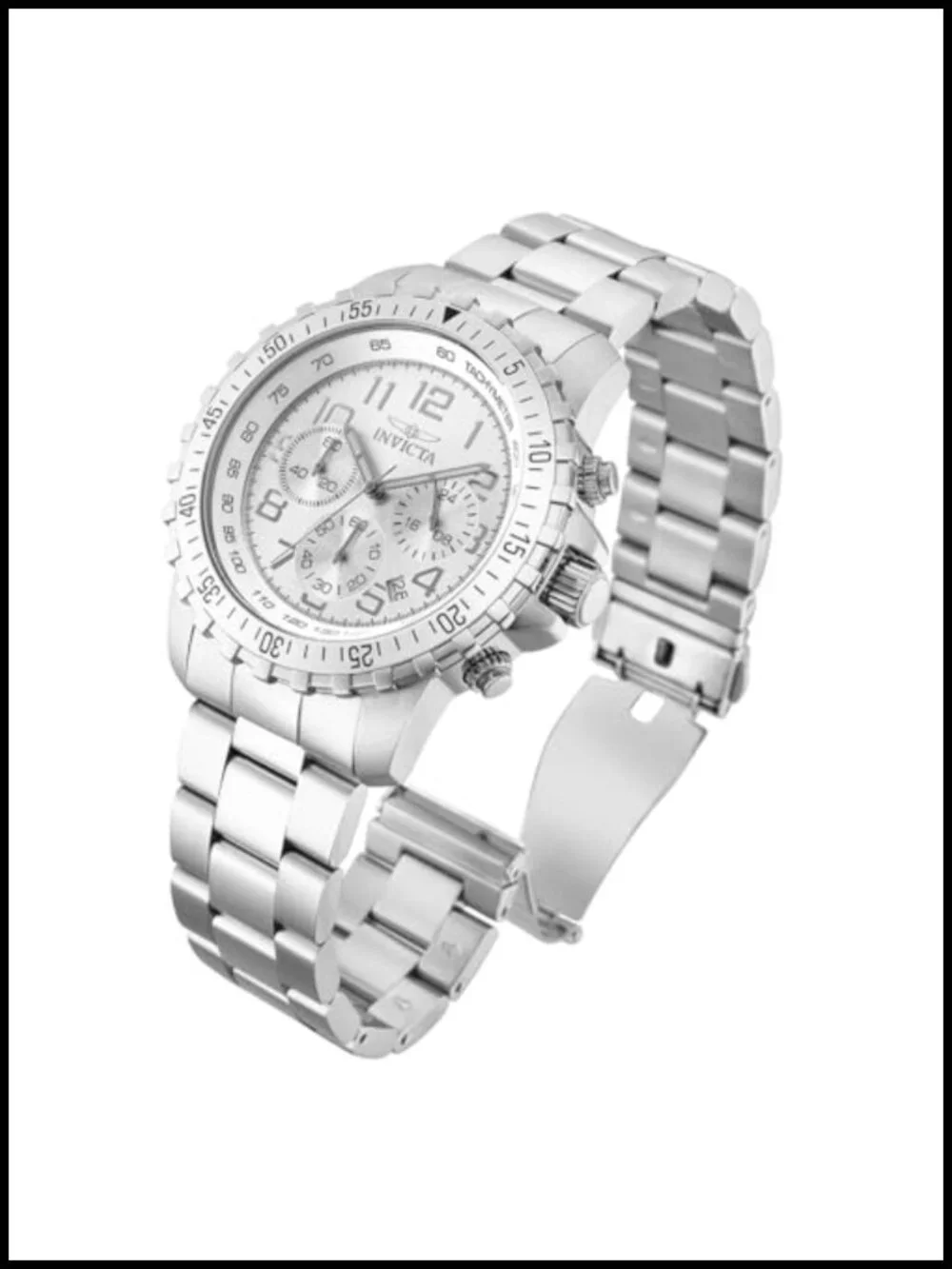 Invicta II Chronograph Stainless Steel Watch 45mm